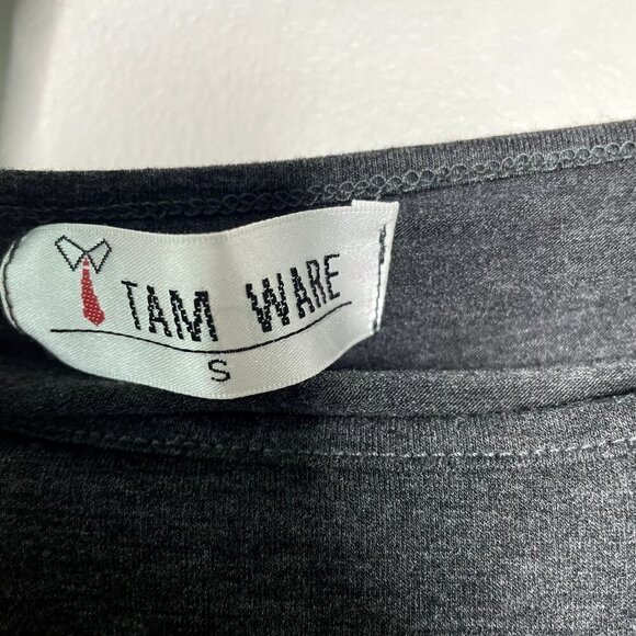 Tam Ware Women's Sleeveless Maxi Dress Charcoal SIze Small - Picture 4 of 5